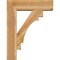 Ekena Millwork Merced Block Rough Sawn Bracket w/ Offset Brace, Western Red Cedar, 8"W x 28"D x 36"H BKT0806X28X36MRC05RWR - alternate 2